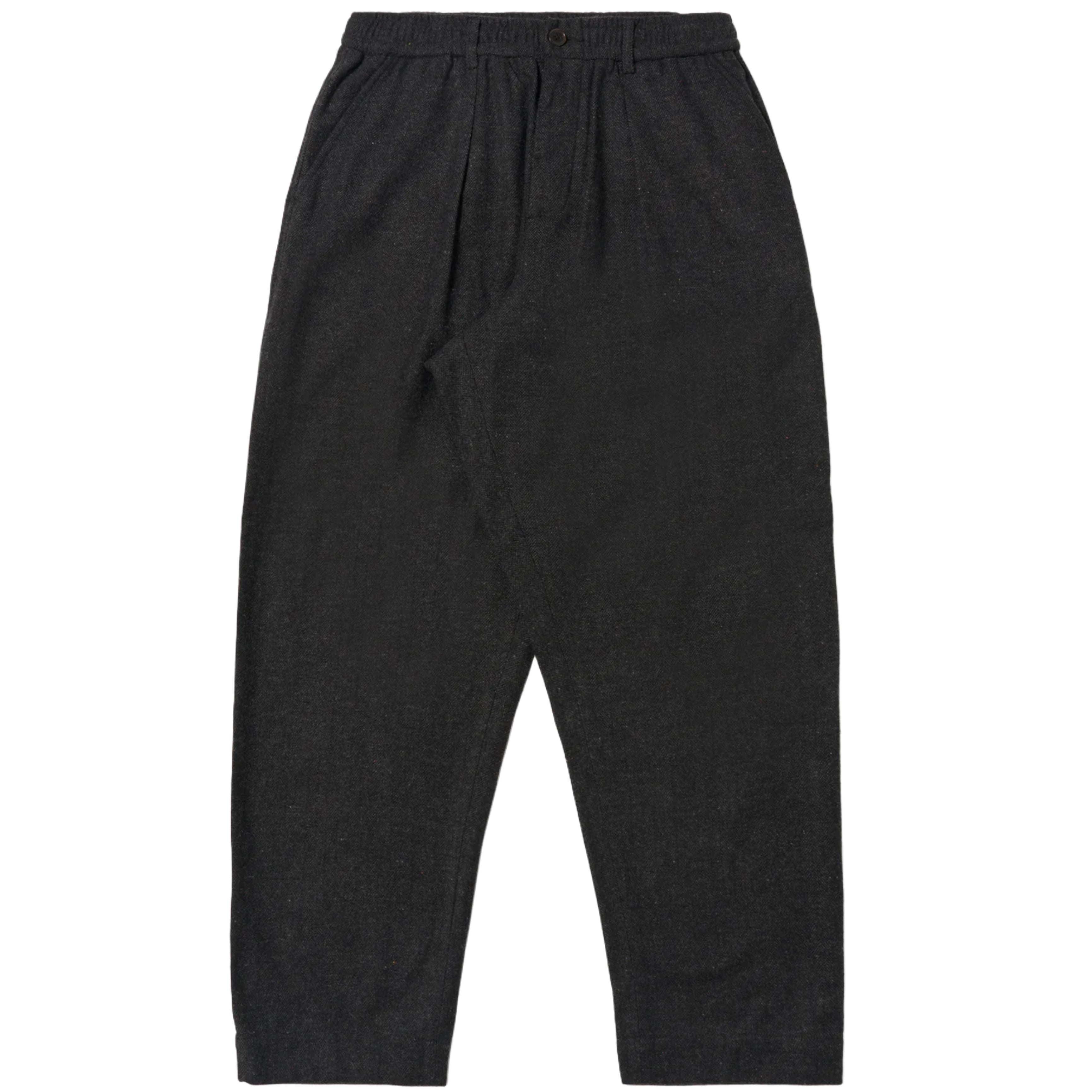 UNIVERSAL WORKS Black Salt N Pepper Tweed Oxford Pant