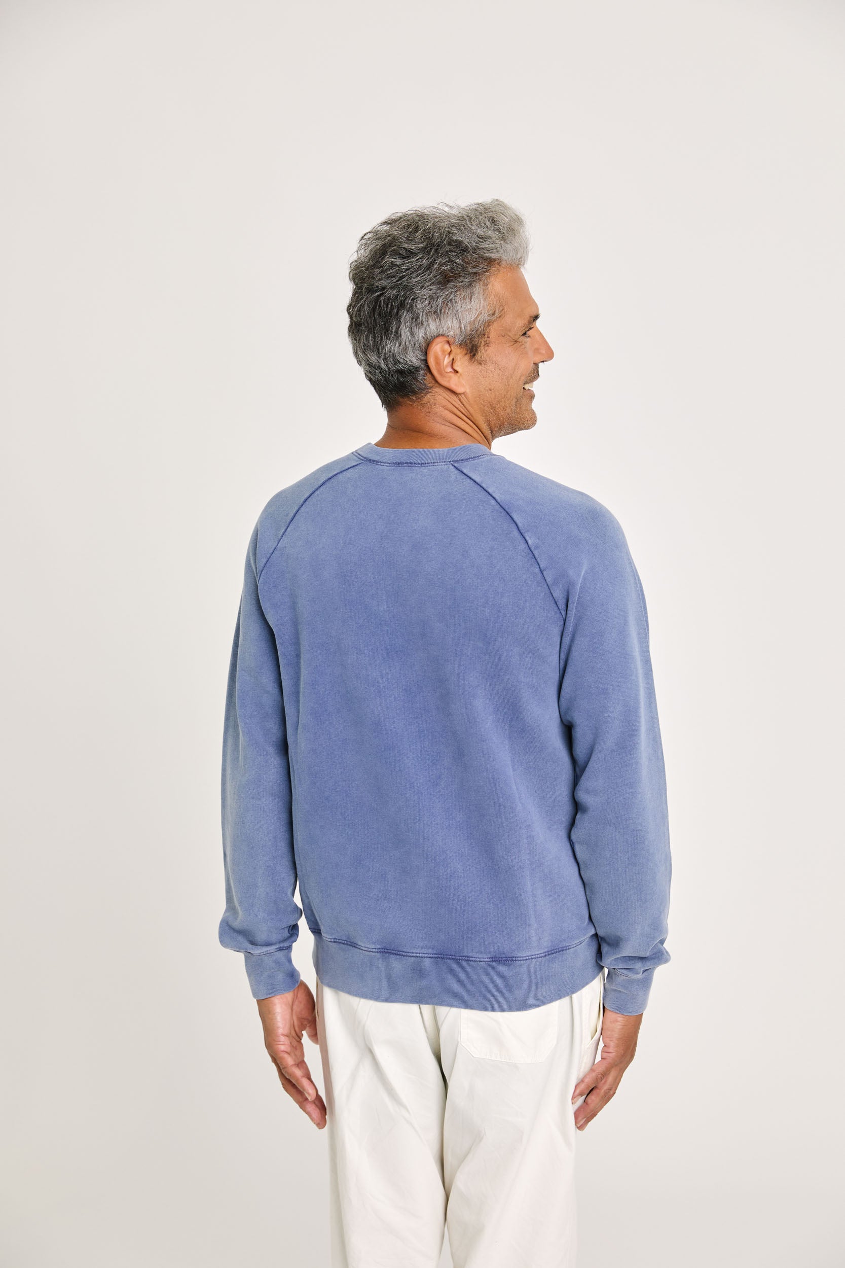 LA PAZ Cunha Sweatshirt In Navy With Clay Logo