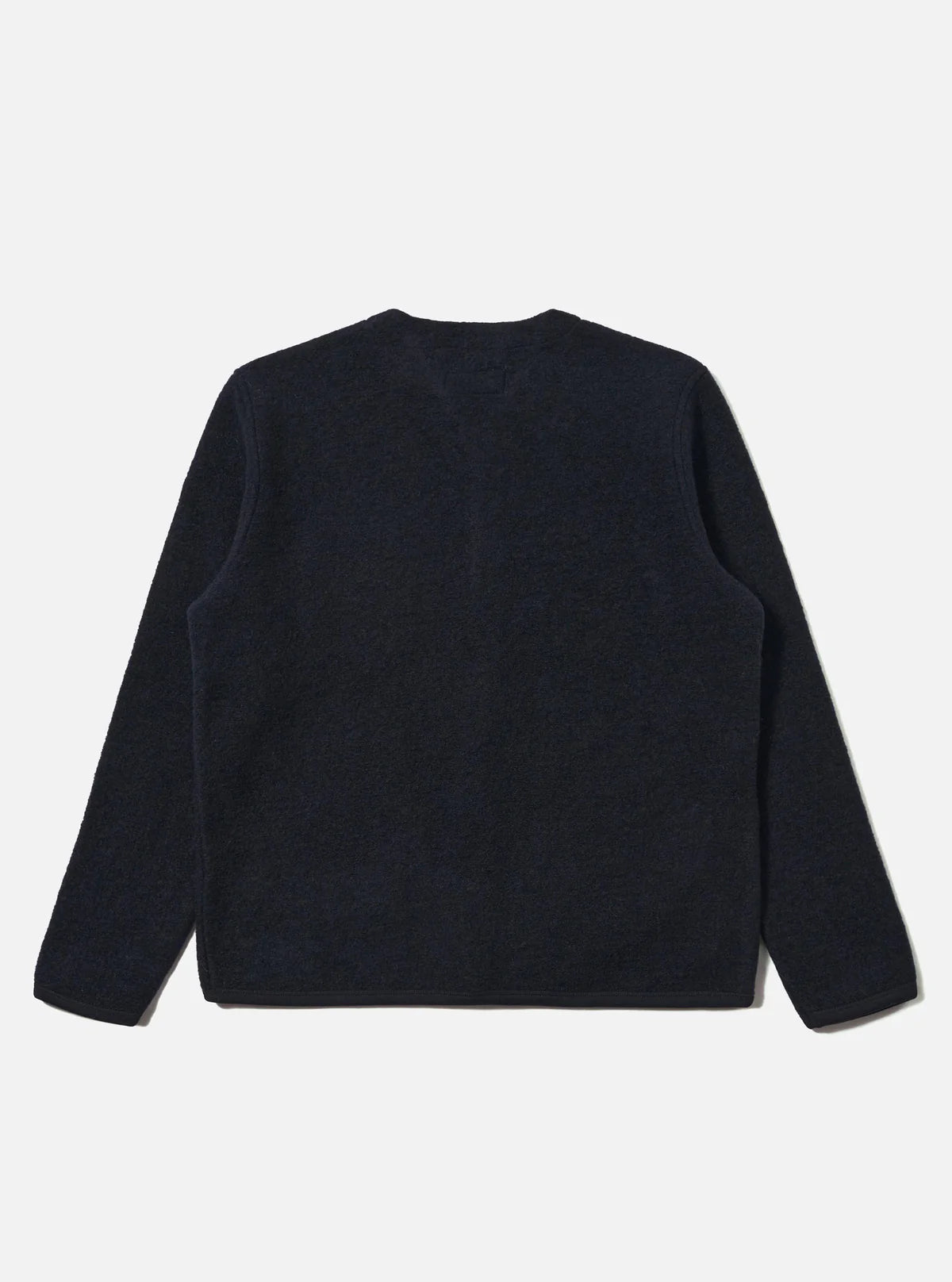 UNIVERSAL WORKS Navy Wool Fleece Cardigan