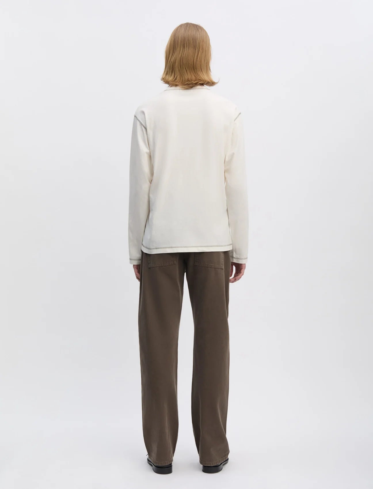 ANOTHER ASPECT Another T-Shirt 3.0 Grey Burnt Red