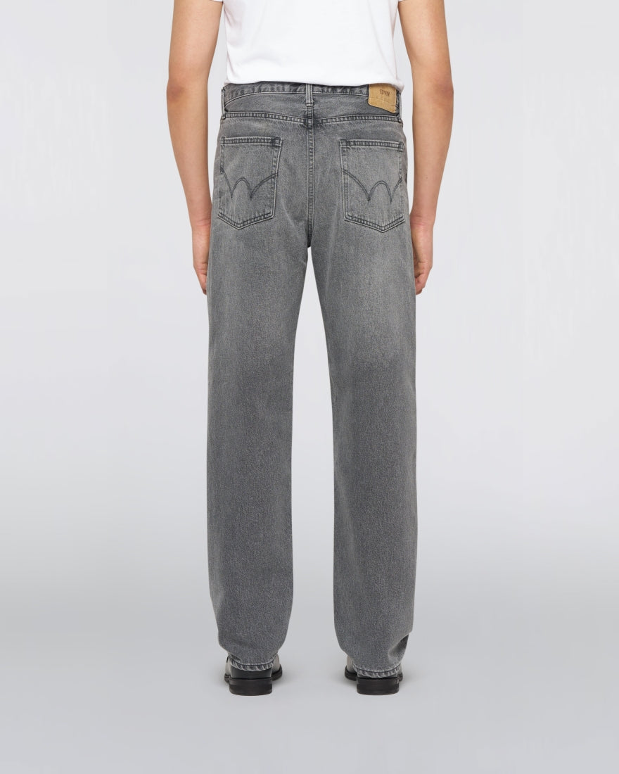 EDWIN Loose Jeans Black Light Used