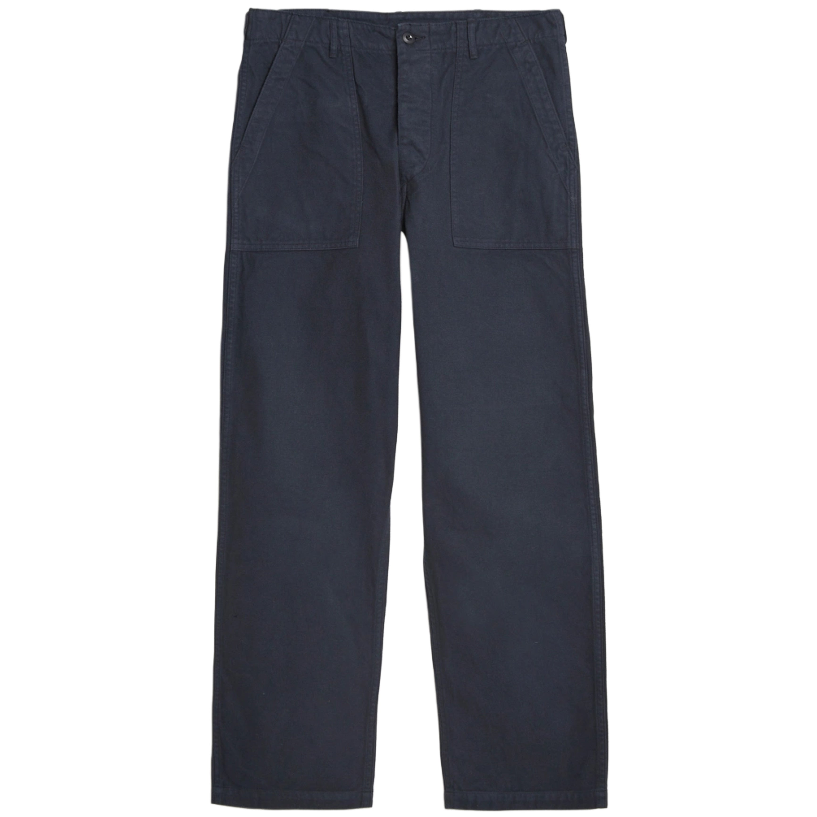 ORSLOW Brushed Flannel US Army Fatigue Pants Dark Navy