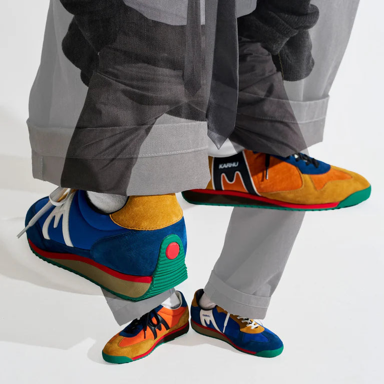 KARHU X ENGINEERED GARMENTS Mestari Sprint Classic Blue Jaffa Orange