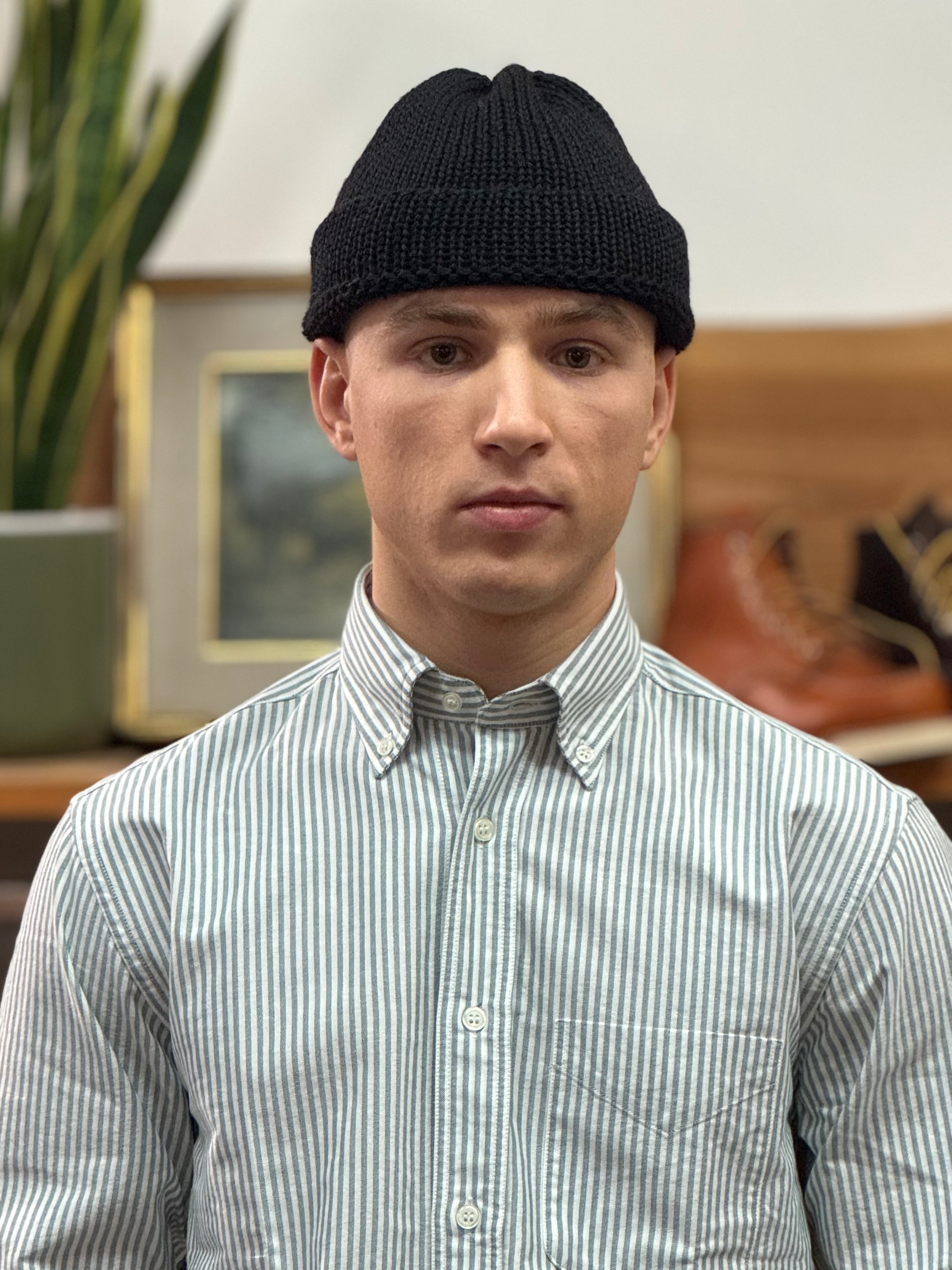 FRESH Green Striped Oxford Cotton Button Down Shirt