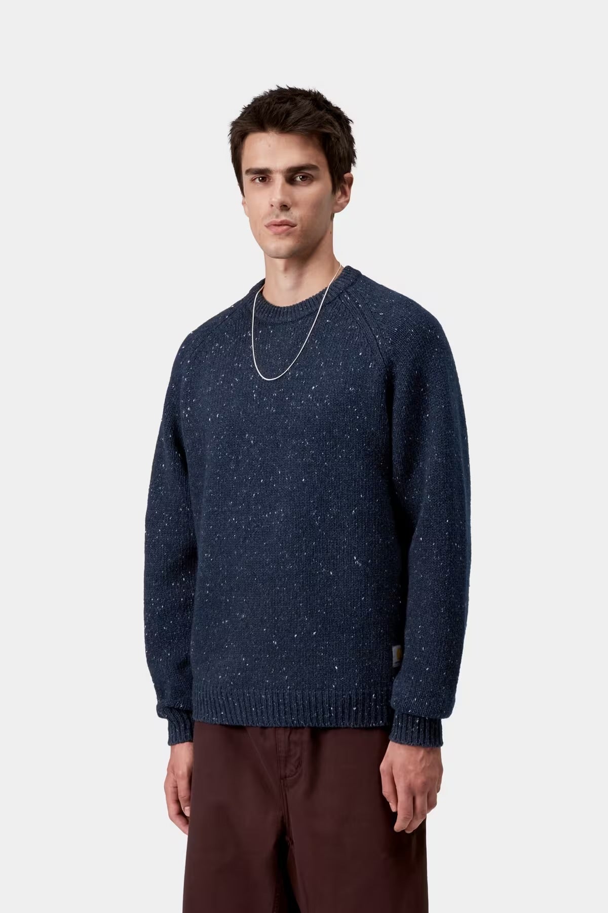 CARHARTT WIP Anglistic Sweater Speckled Jupiter