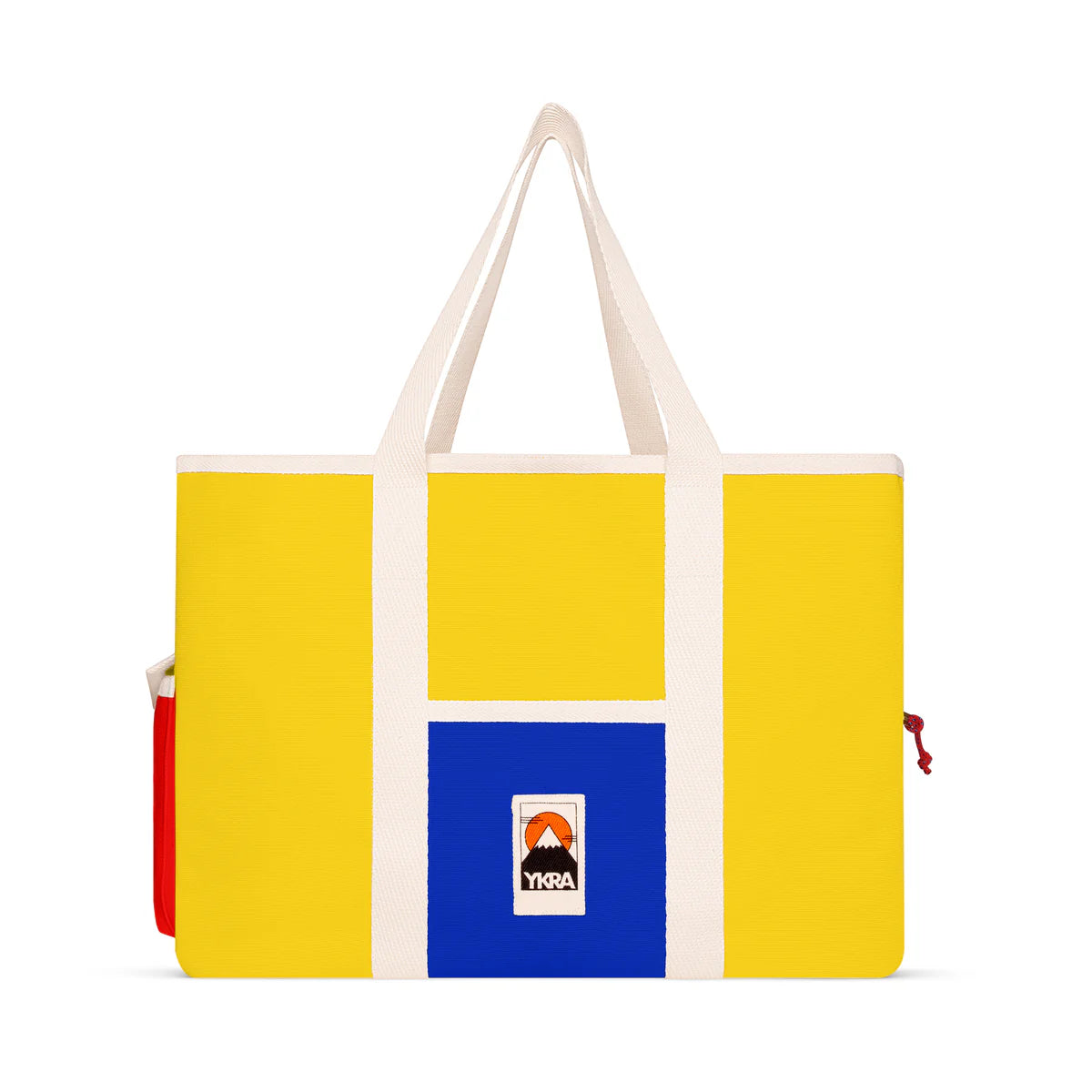 YKRA Beach Bag Blue Red Yellow