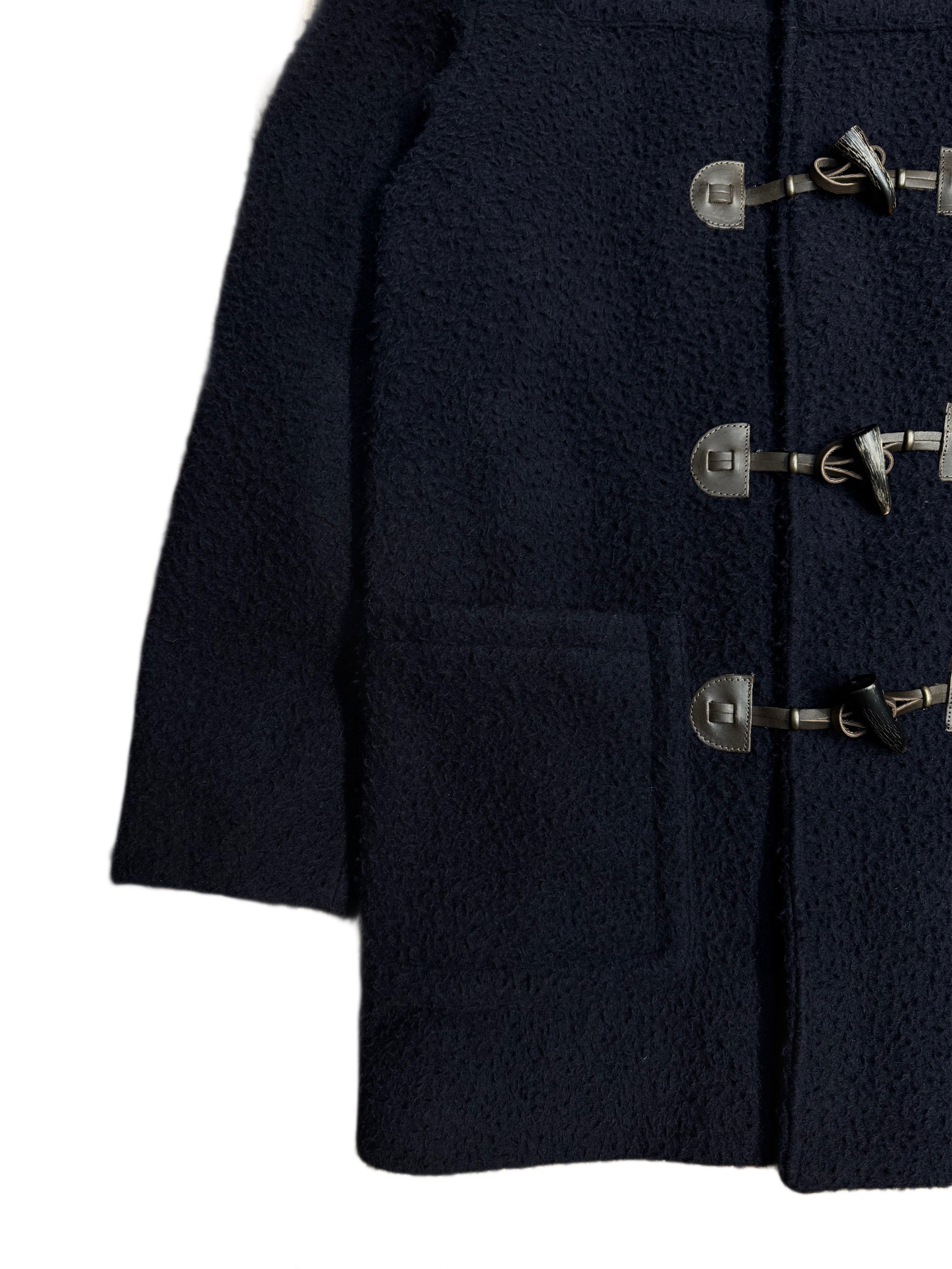 FRESH Montgomery Duffle Coat Casentino Wool in Dark Navy