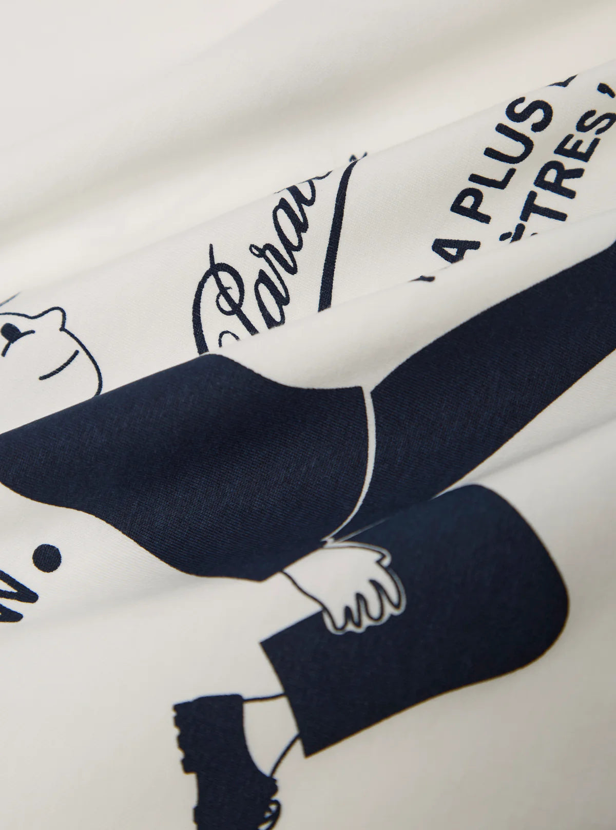 PARABOOT x Universal Works Ecru Single Jersey Print Tee