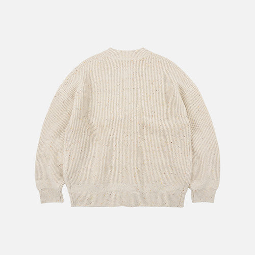FRIZMWORKS Bocaci Wool Round Cardigan Ivory