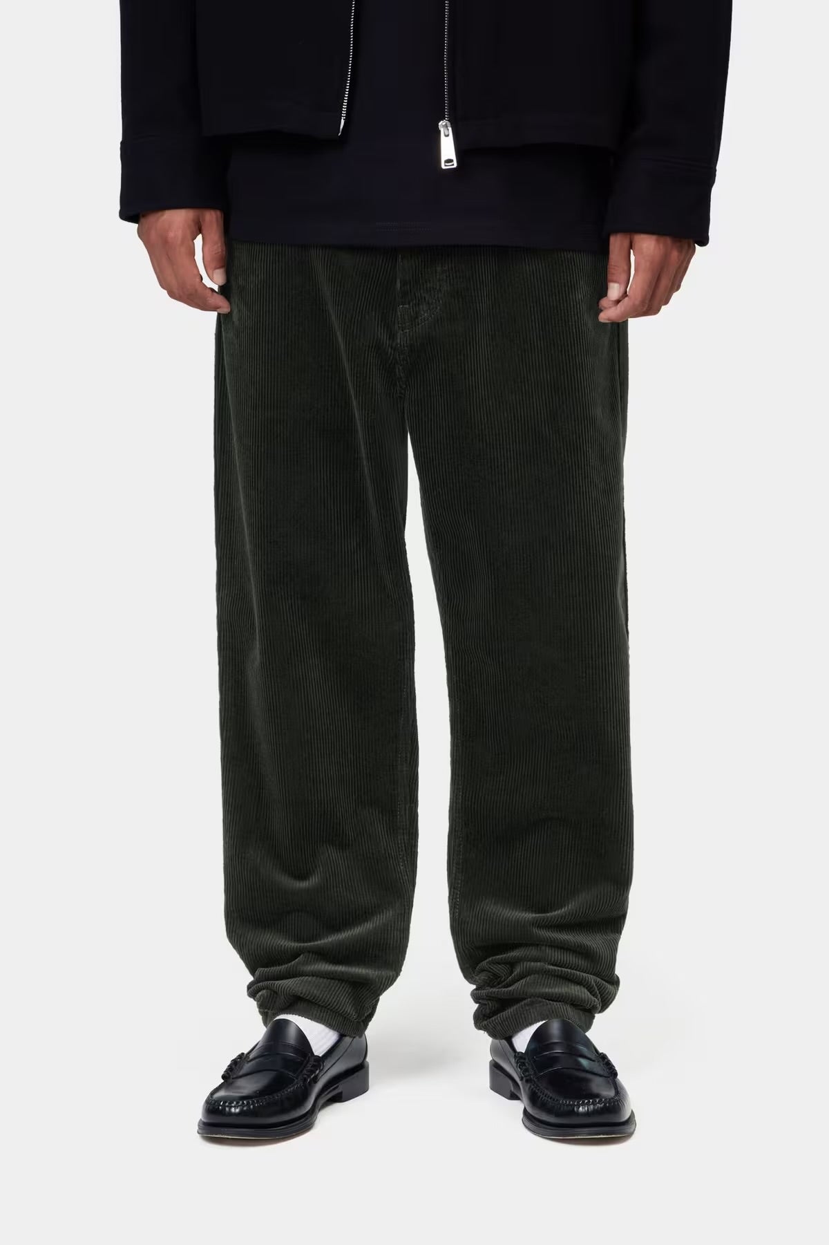 CARHARTT WIP Newel Corduroy Pant Raven Rinsed