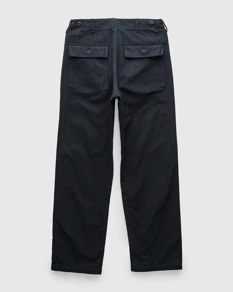 ORSLOW Brushed Flannel US Army Fatigue Pants Dark Navy