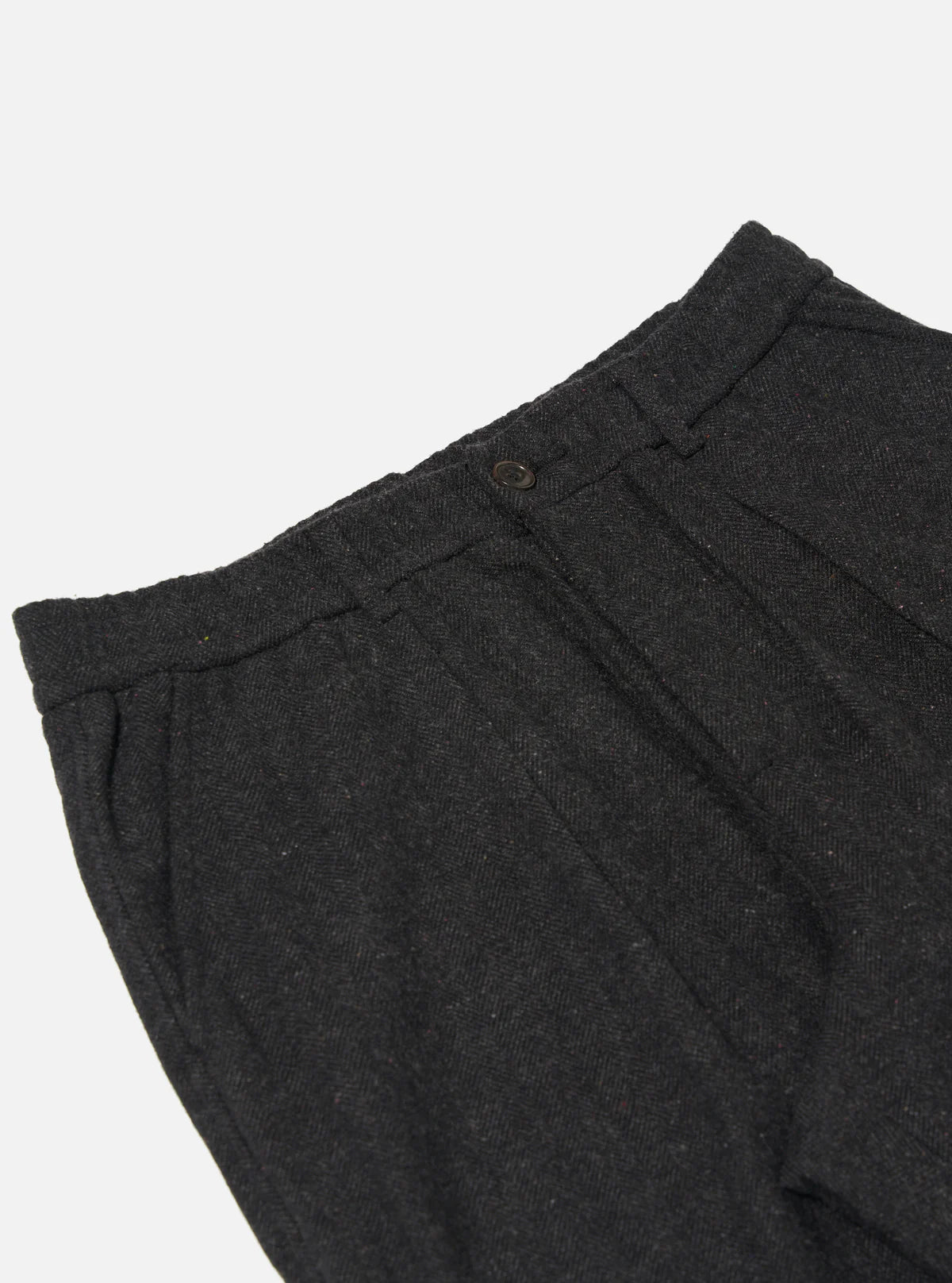 UNIVERSAL WORKS Black Salt N Pepper Tweed Oxford Pant