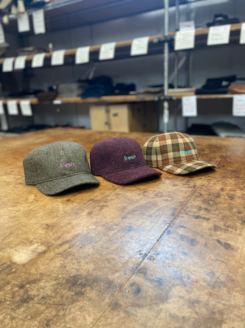 FRESH Shetland Wool Cap Bordeaux