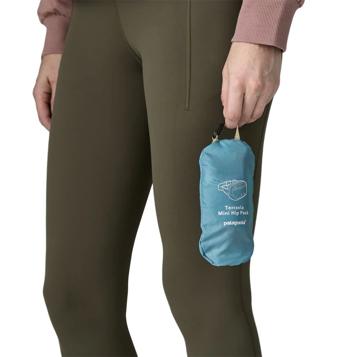 PATAGONIA Terravia Mini Hip Pack 1L Patchwork: Snowmelt Blue