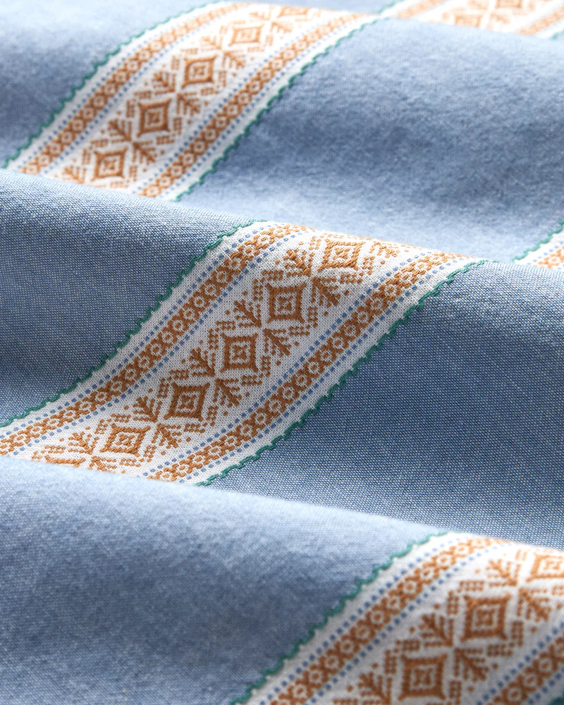 Camicia Melissa Blue in FLANELLA PORTOGHESE 