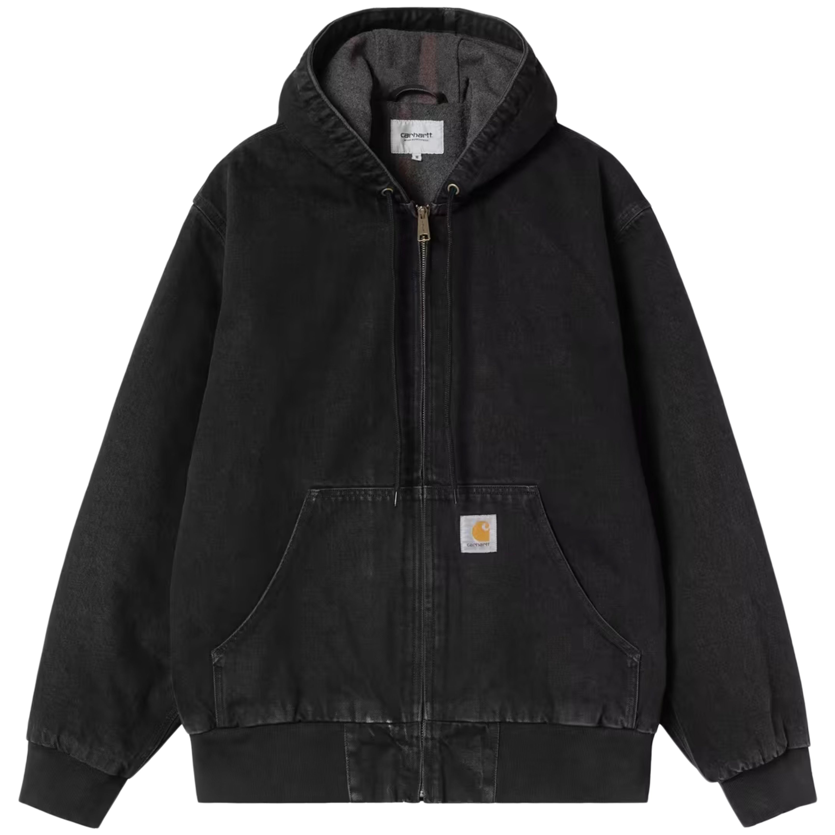 CARHARTT WIP OG Active Jacket Black Stone Washed Canvas