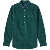 PORTUGUESE FLANNEL Lobo Green Corduroy Shirt