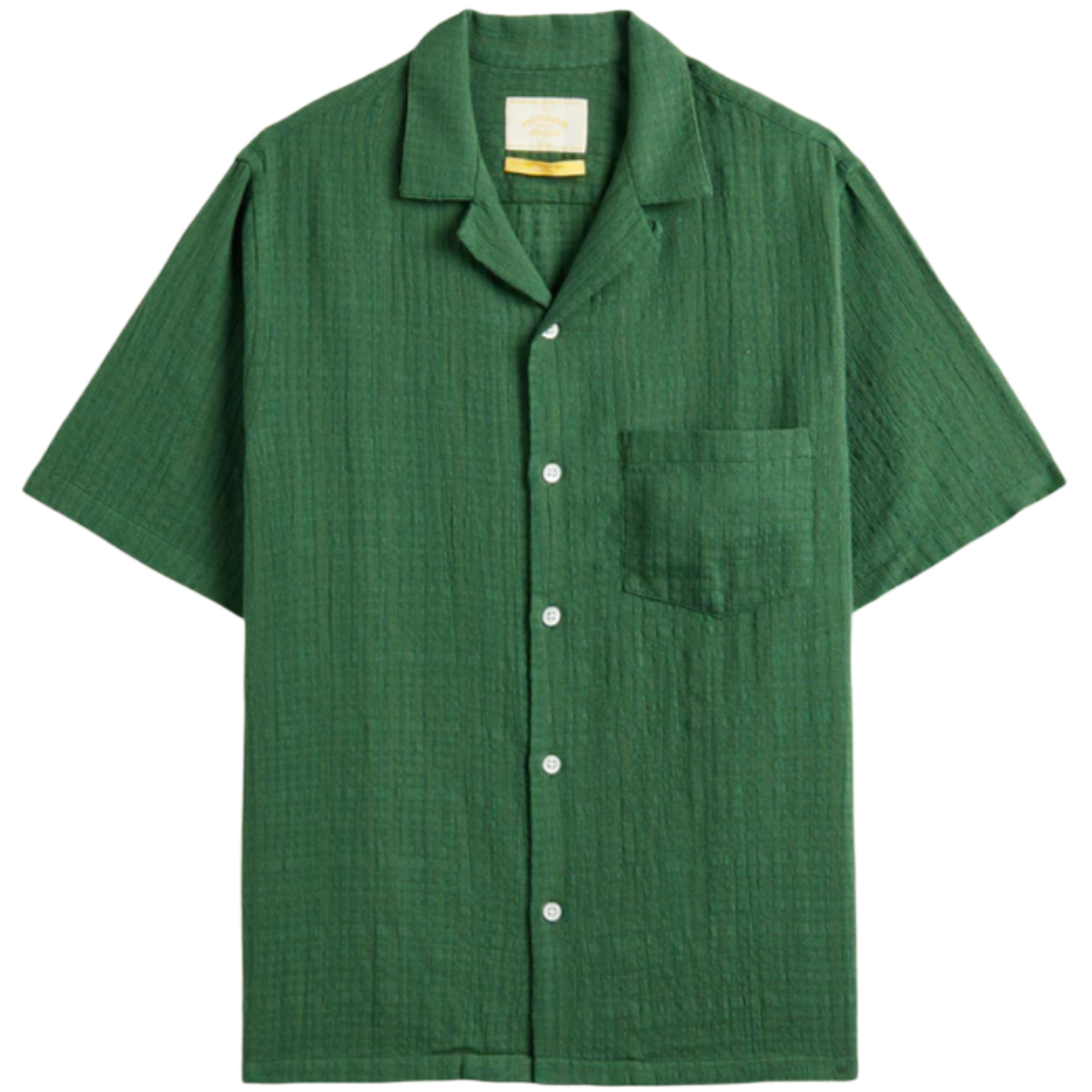 PORTUGUESE FLANNEL Grain Short Sleeve Shirt
