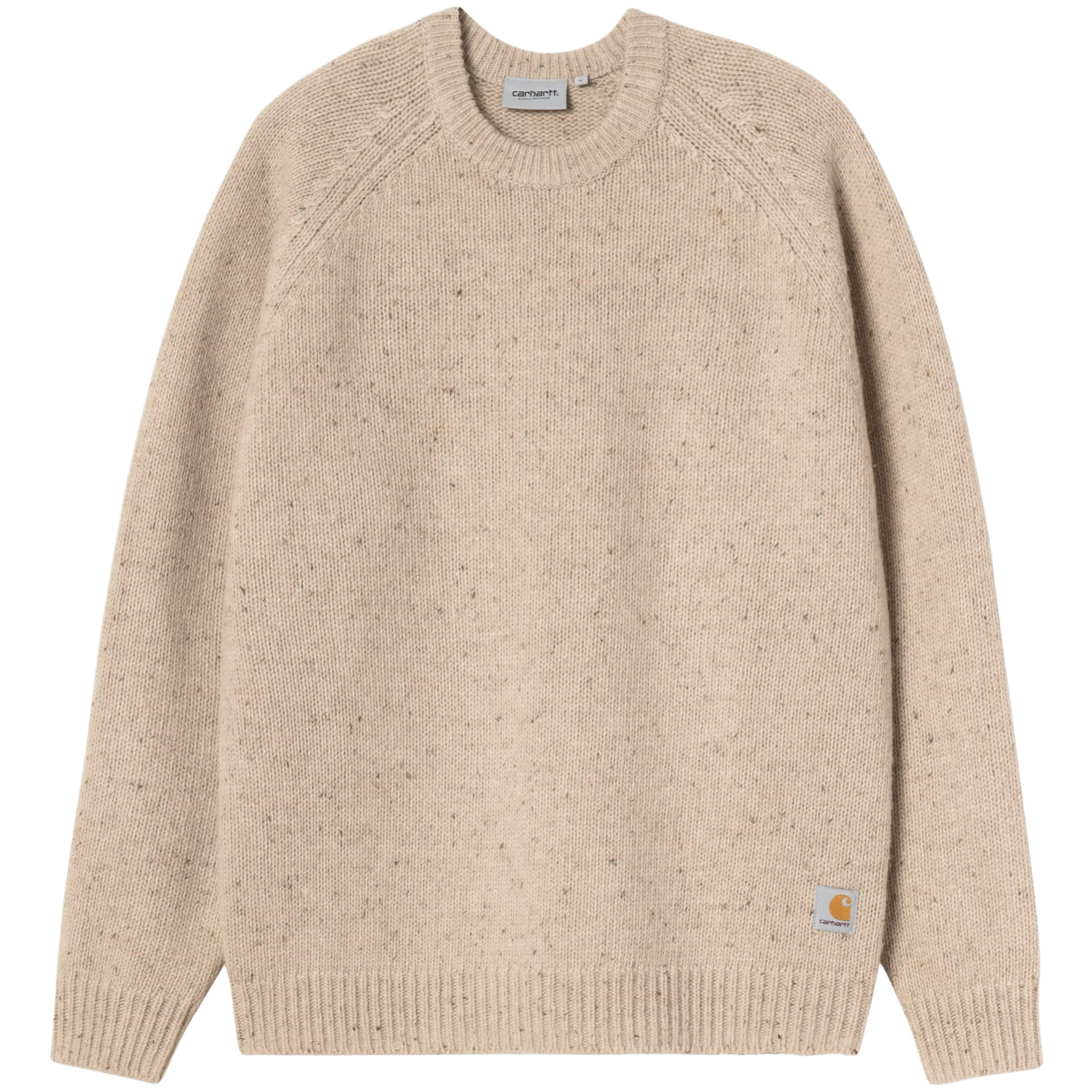 CARHARTT WIP Anglistic Sweater Speckled Fleur De Sel
