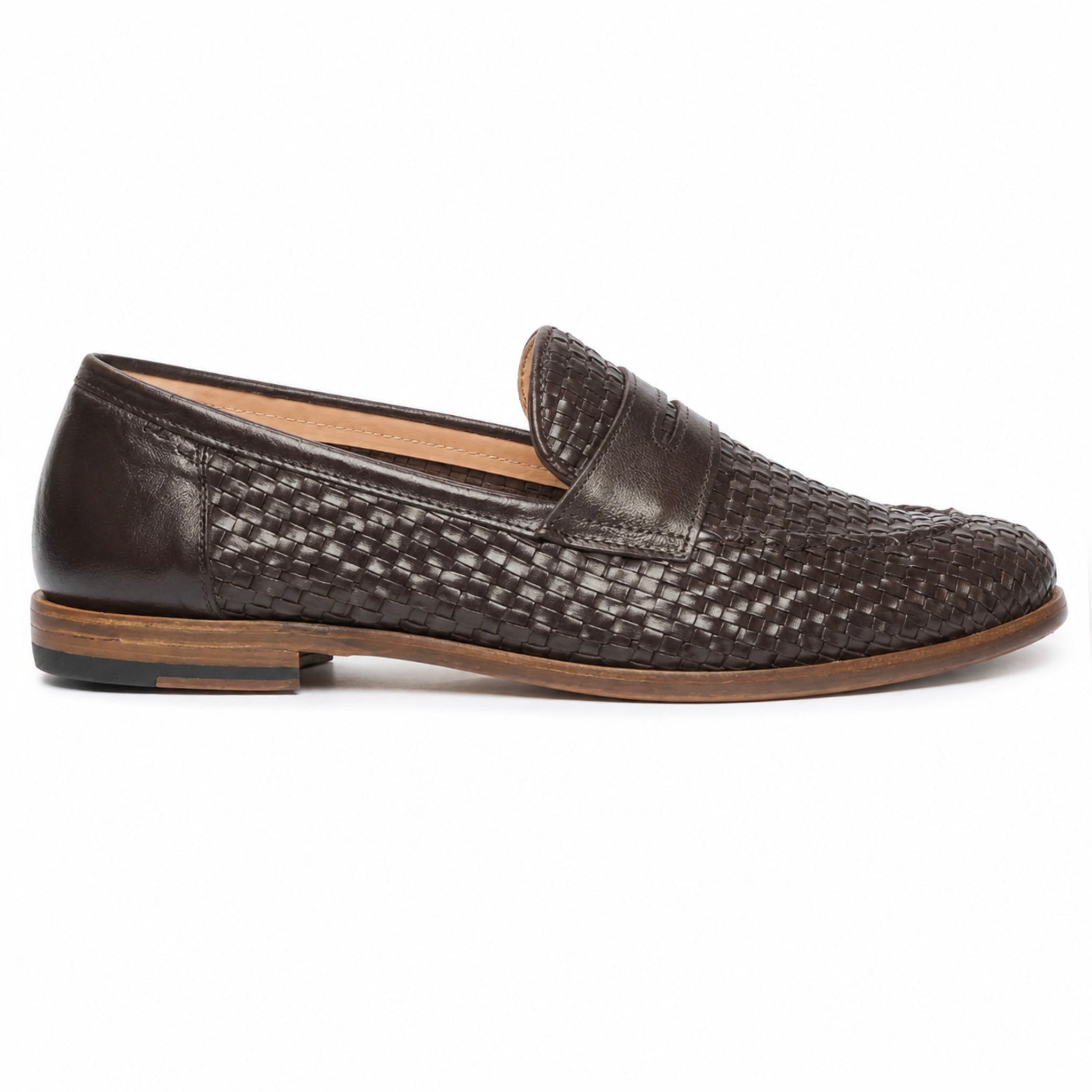 ASTORFLEX Auraflex Woven Loafer in Ebony Brown