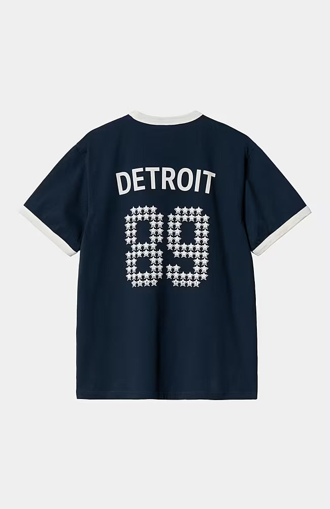 CARHARTT WIP S/S 89 Ringer T-Shirt Ink Wax Heavy Enzyme Wash