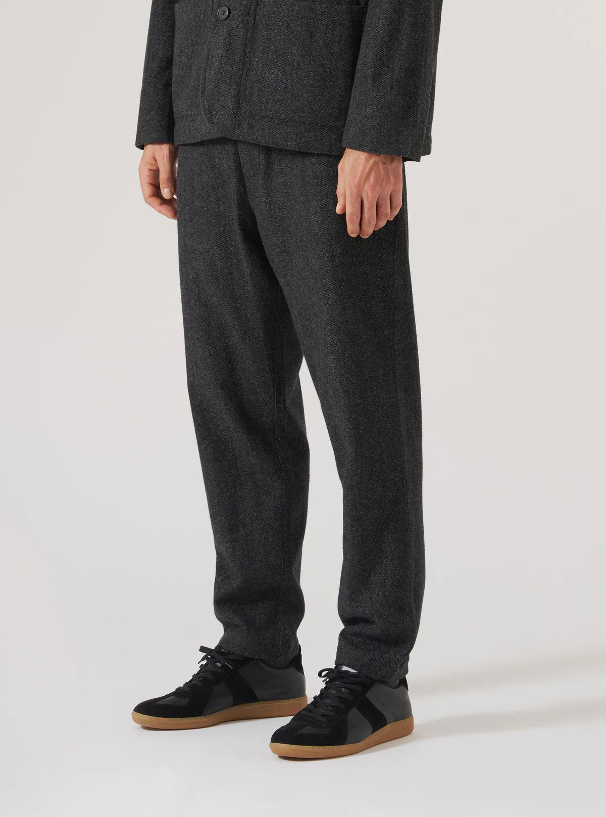 UNIVERSAL WORKS Grey Anders Wool Upcycled Military Chino