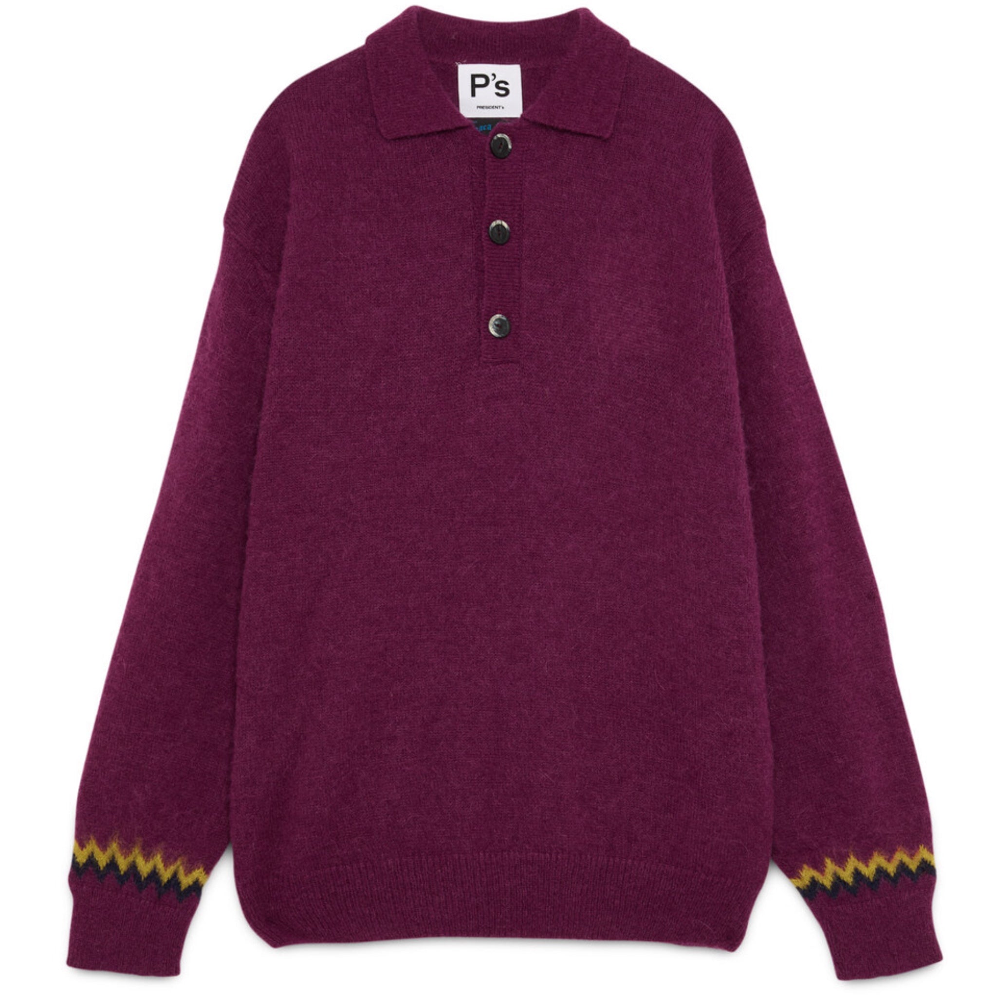 PRESIDENT’s Polo over P'S Alpaca brushed Red