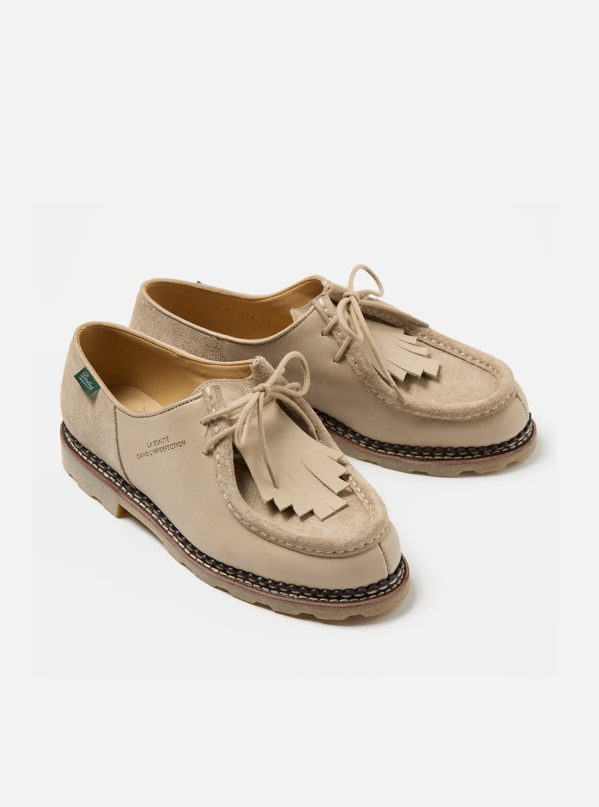 PARABOOT x Universal Works Michael in Sand Leather Suede