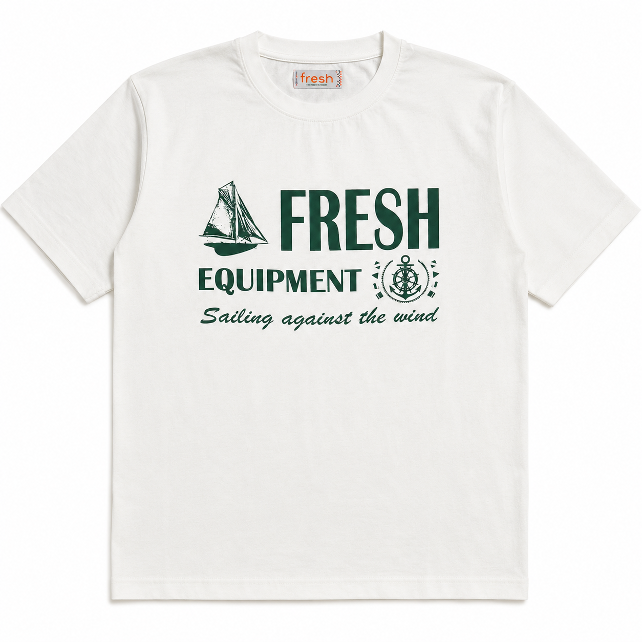 FRESH Equipment Cotton Tee in White