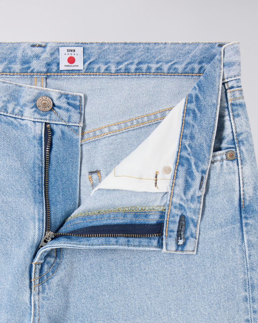 EDWIN Regular Straight Jeans Blue Light Used