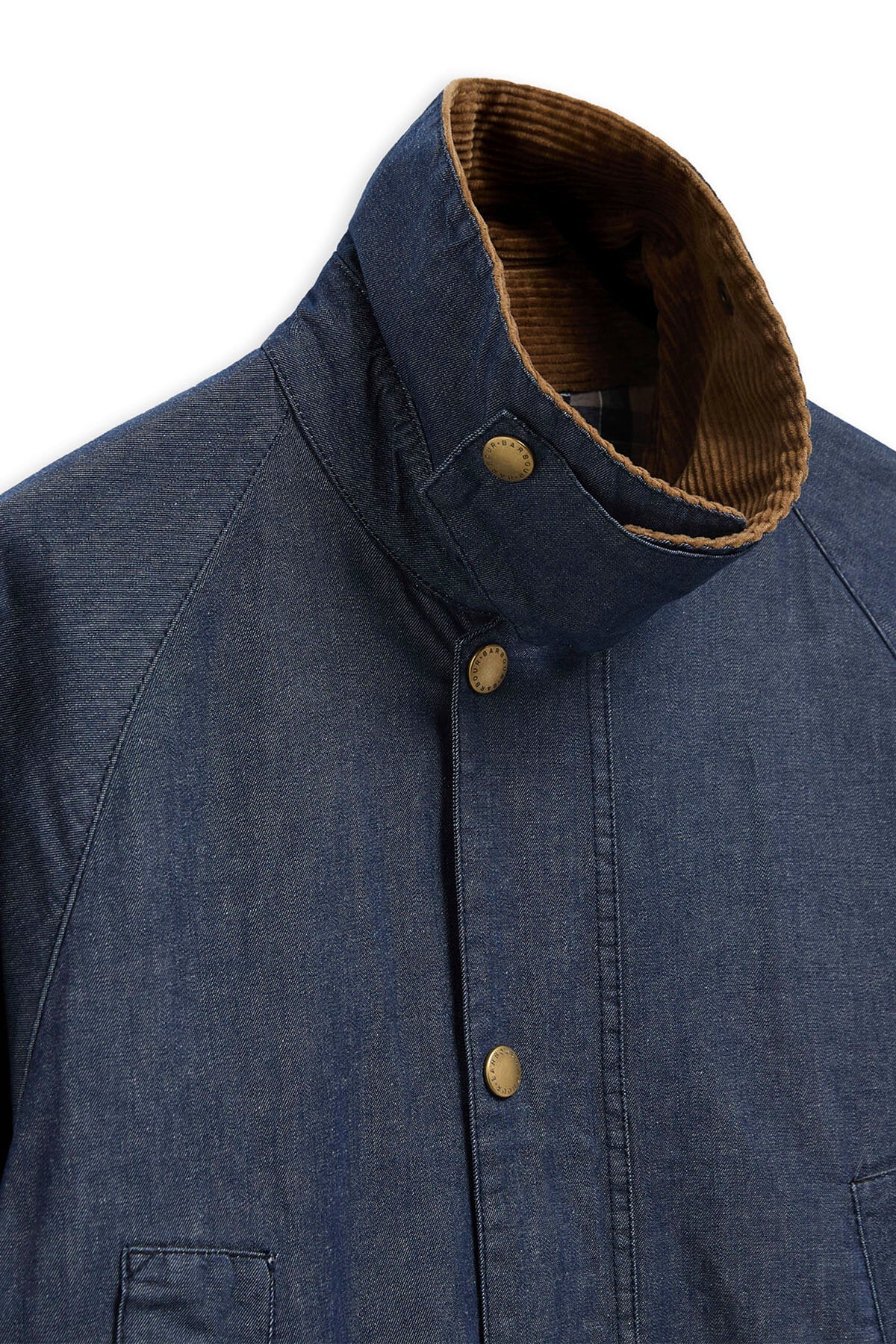 BARBOUR Os Bedale Denim Casual Jacket Outerwear Indigo