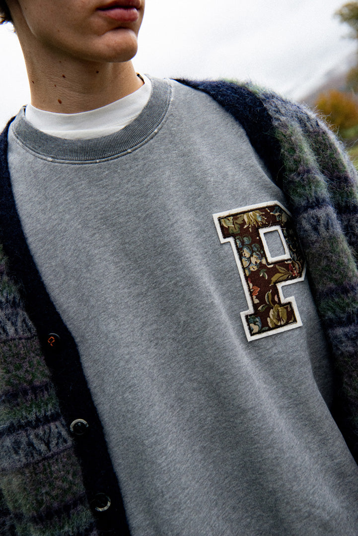 PRESIDENT’S Cardigan Over P's Alpaca Vintage Jacquard