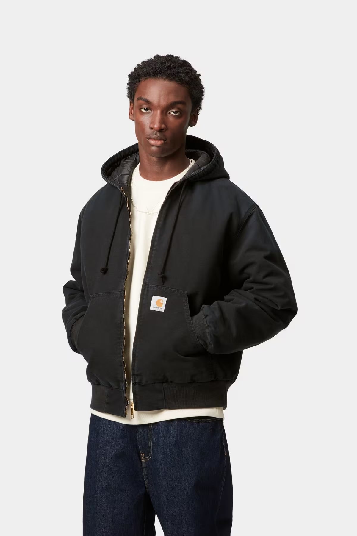 CARHARTT WIP OG Active Jacket Black Stone Canvas