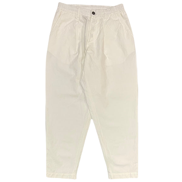 UNIVERSAL WORKS Pleated Track Pant In Ecru