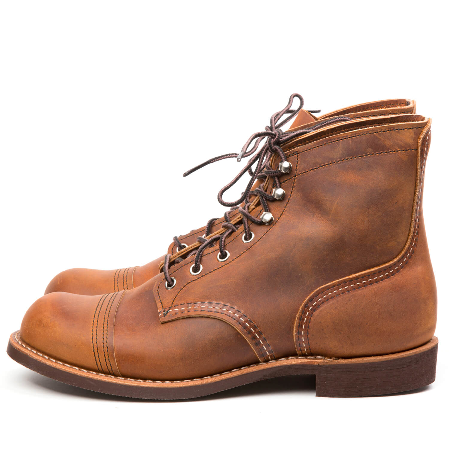 RED WING 8085 Iron Ranger Rame Vibram ruvido e resistente