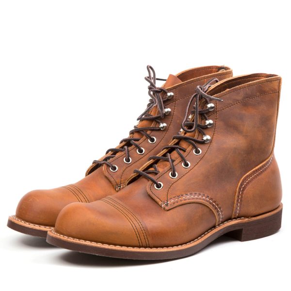 RED WING 8085 Iron Ranger Rame Vibram ruvido e resistente