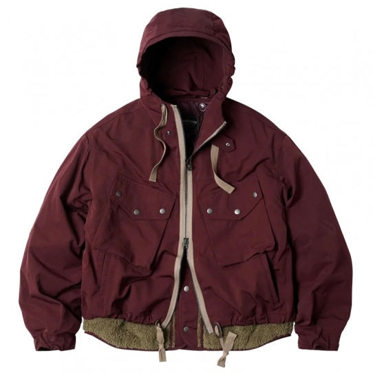 FRIZMWORKS Smock Hooded Parka 002 Burgundy