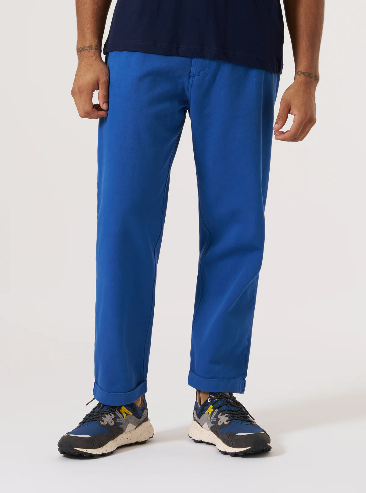 PARABOOT x Universal Works Navy Derek Twill Super Chino