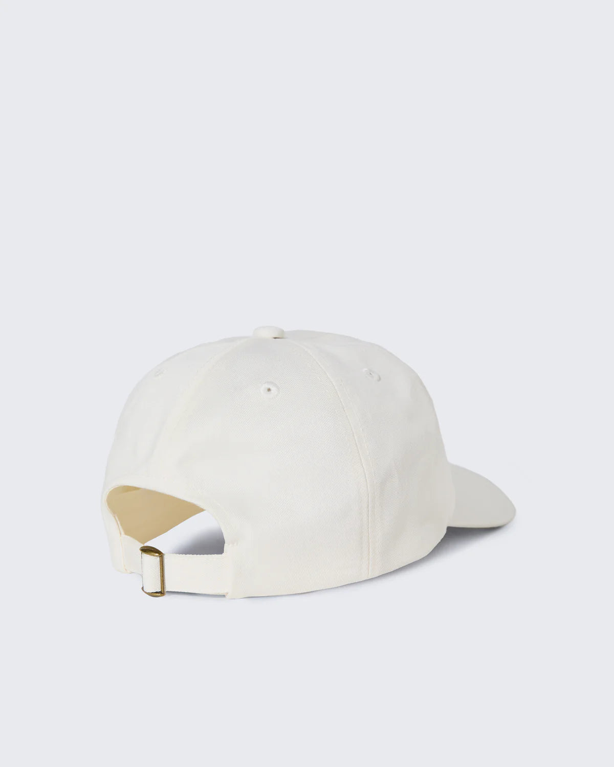 Cappellino in Cotone LA PAZ Santos con Logo Blu Vento Bianco Sporco