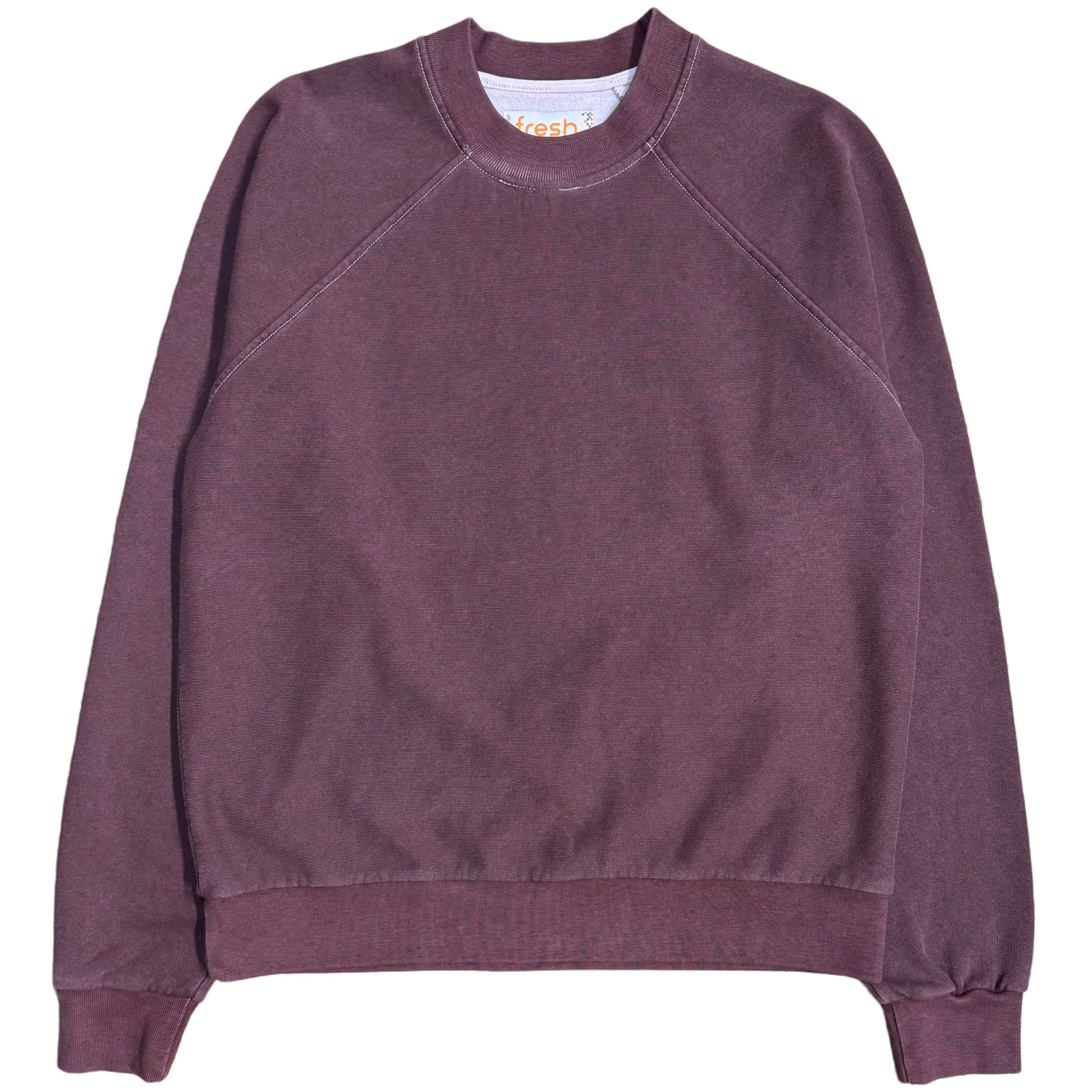 FRESH Billie Plated Cotton Sweatshirt in Bordeaux