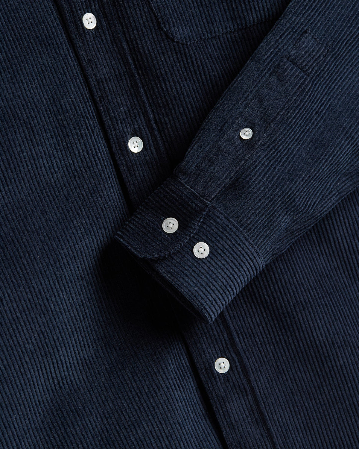 PORTUGUESE FLANNEL Lobo Navy Corduroy Shirt