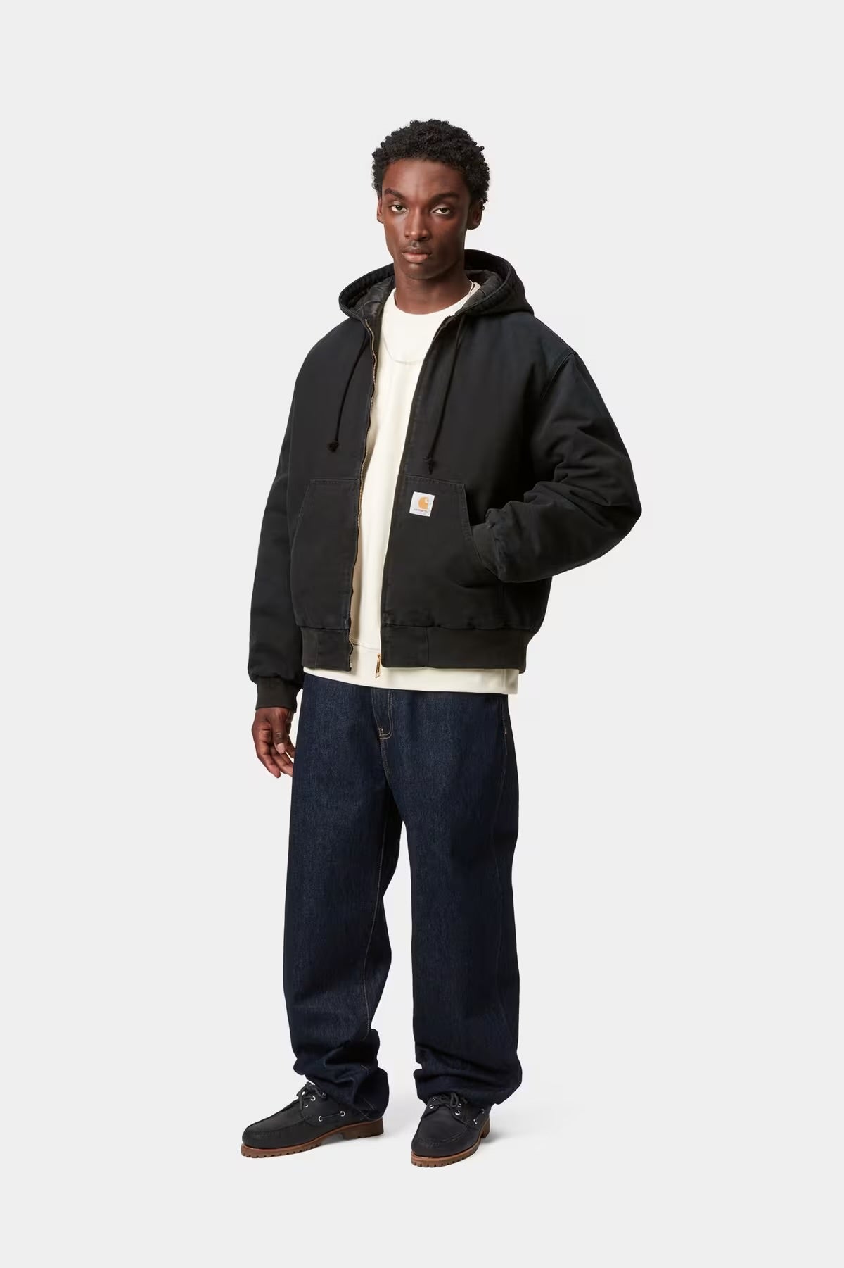 CARHARTT WIP OG Active Jacket Black Stone Canvas