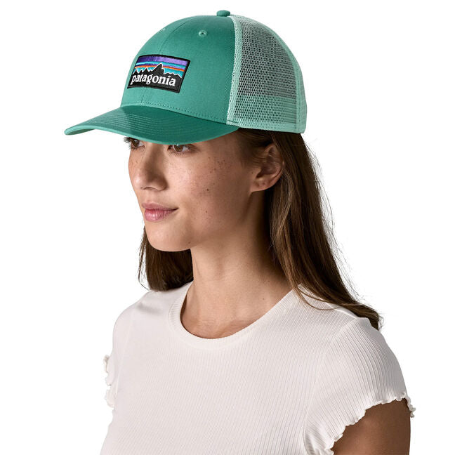 PATAGONIA P-6 Logo LoPro Trucker Hat Heartleaf Green