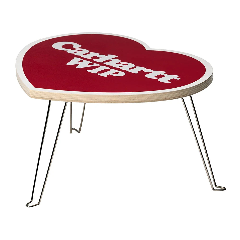 CARHARTT WIP Heart Folding Table Scarlet White