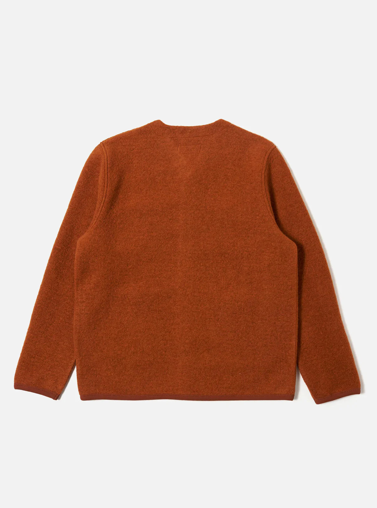 UNIVERSAL WORKS Rust Wool Fleece Cardigan
