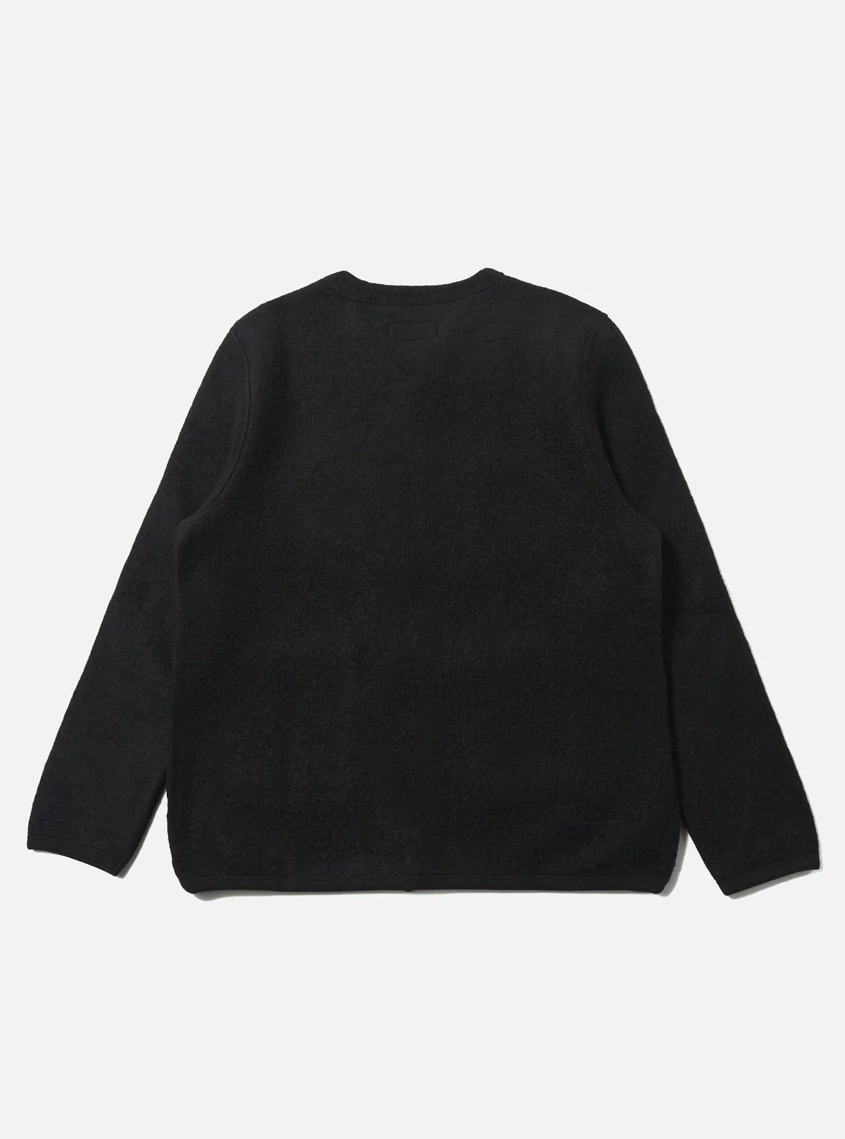 UNIVERSAL WORKS Black Wool Fleece Cardigan