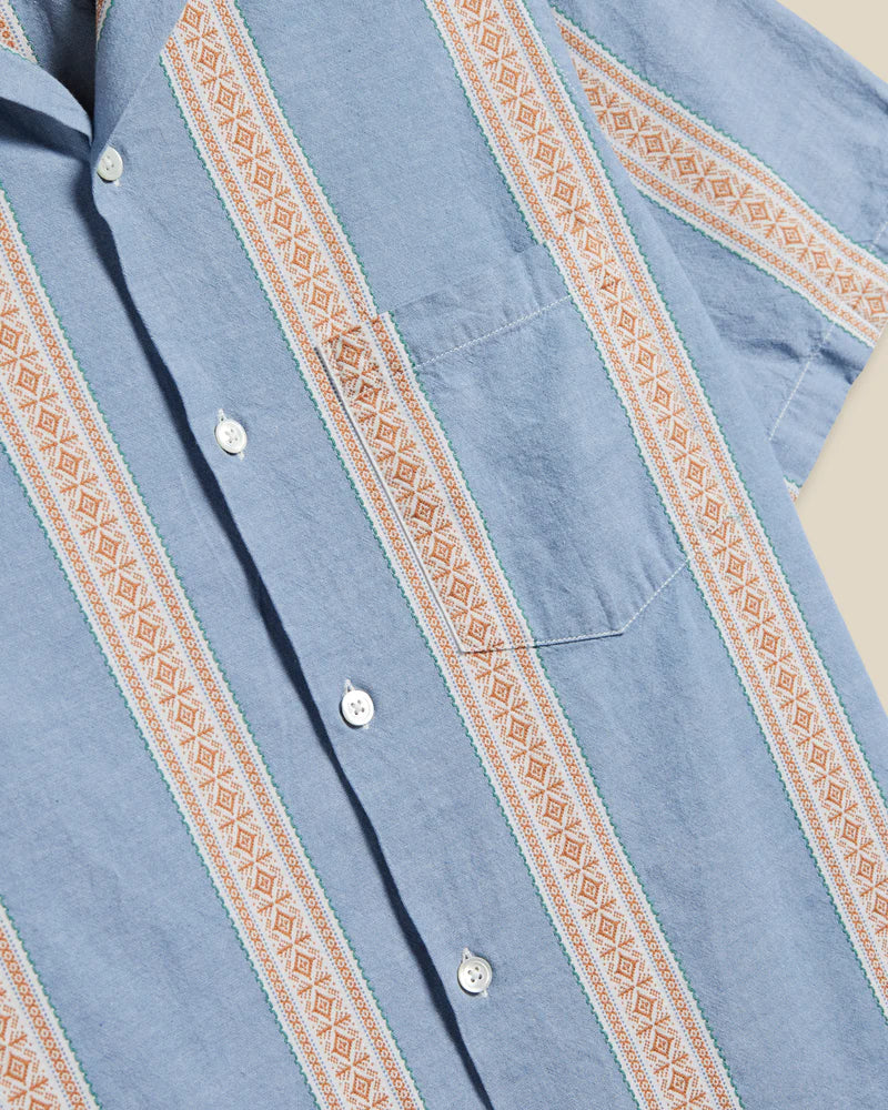 Camicia Melissa Blue in FLANELLA PORTOGHESE 