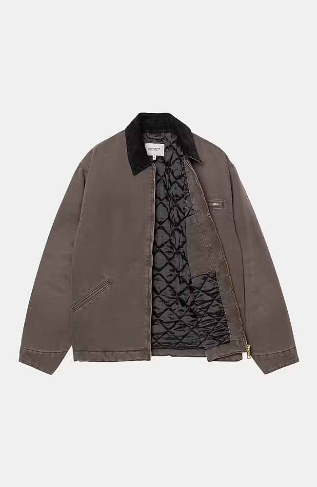 CARHARTT WIP OG Detroit Jacket Tobacco Black Stone Canvas