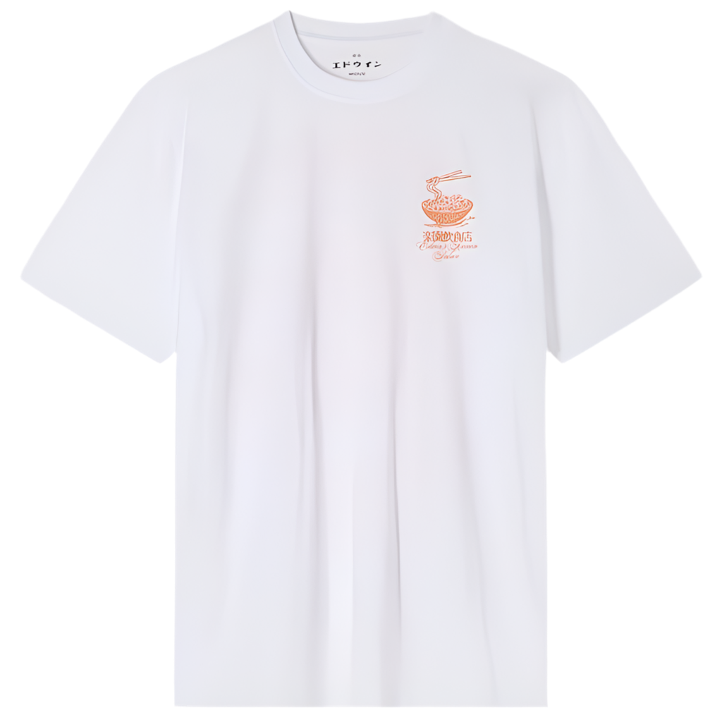 EDWIN Ramen Palace T-Shirt White