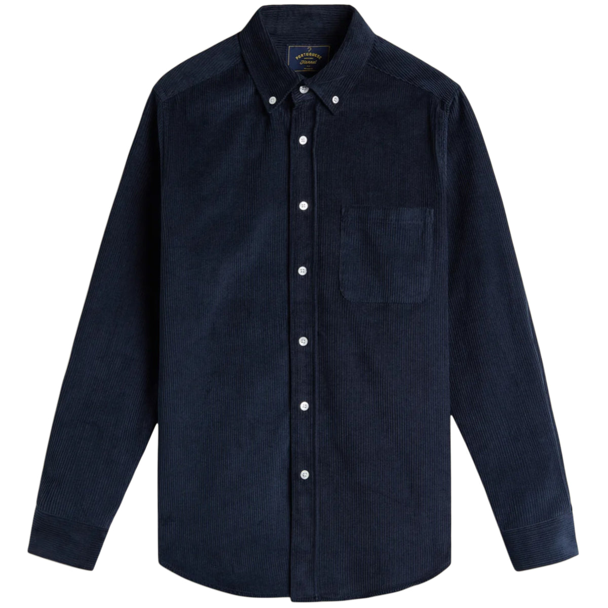 PORTUGUESE FLANNEL Lobo Navy Corduroy Shirt